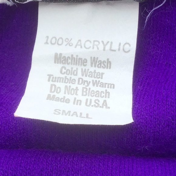 Vintage purple knit skirt - Picture 6 of 6